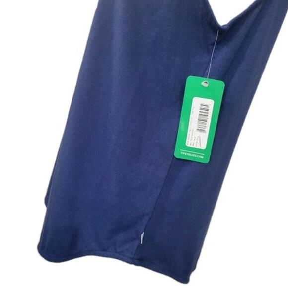 Tipsy Elves Guess Who's Back Tank Top Women's L‎ Navy Blue Religious Jesus - NEW - Picture 5 of 9